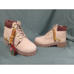 Timberland Youth 6 Inch Premium Waterproof Boots Pink Size 13 NEW NO BOX!
